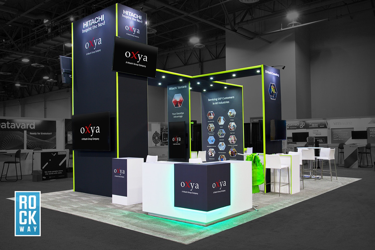 oXya Custom Trade Show Booth